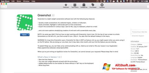 Screenshot Greenshot untuk Windows 10
