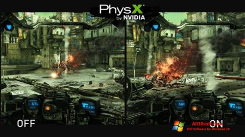 Screenshot NVIDIA PhysX untuk Windows 10