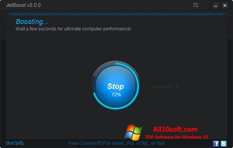 Screenshot JetBoost untuk Windows 10