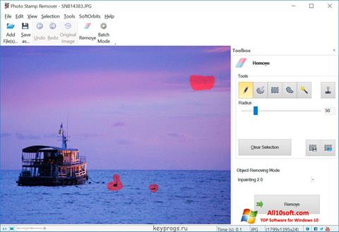 Screenshot Photo Stamp Remover untuk Windows 10