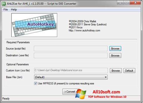 Screenshot AutoHotkey untuk Windows 10