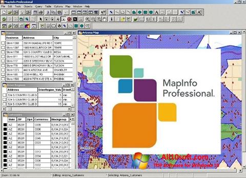 Screenshot MapInfo Professional untuk Windows 10