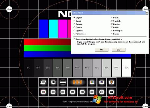 Screenshot Nokia Monitor Test untuk Windows 10