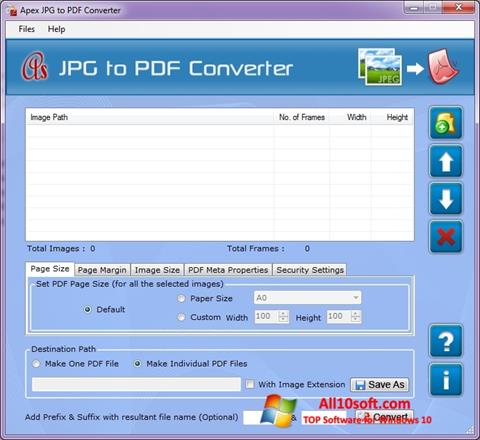 Screenshot JPG to PDF Converter untuk Windows 10