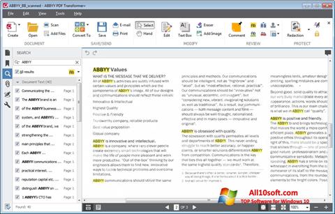 Screenshot ABBYY PDF Transformer untuk Windows 10