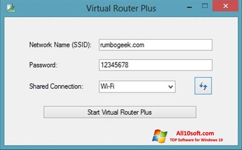 Screenshot Virtual Router Plus untuk Windows 10